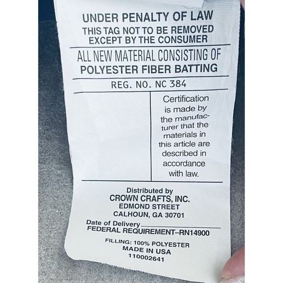 VTG Bald Eagle Tapestry Throw Pillow 18x18 USA Made Winter Wildlife Decor - Picture 7 of 8